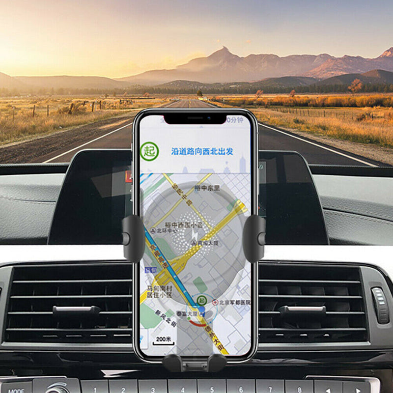 For Huawei B309 10W Car Qi Wireless Charger Air Outlet Phone Holder Bracket