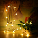Battery Box LED String Light Waterproof Snowflake Fairy Decor Lamp (2m)