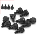 10 New PC Computer Case Kit Metal Alloy Black Thumbscrews Thread 5mm 9*14mm