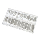 180Pcs Stainless Steel Watch Wrist Band Cotter Bars Strap Link Pins 8mm-26mm
