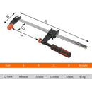 Clutch F Clamps Heavy Duty Bar Clamp 12 -Inch Quick Ratchet Wood Working Cl