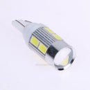 10pcs Car Led Lights T10 5630 10smd Led Wide Light W5W 168 194 192 158 White