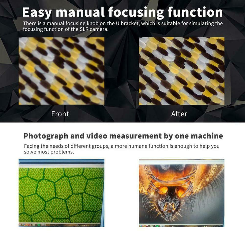 3 in 1 8 LED 1000X Digital 2MP HD 1080P Microscope Magnifier Video Camera  A