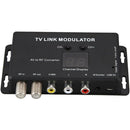 TM70 AV To RF UHF Plastic Home Infrared Return Receiver TV Link Modulator Mini
