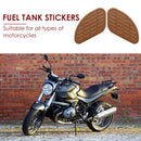 1 Pair Motorcycle Fuel Gas Tank Traction Pad Rubber Knee Grip Protectors