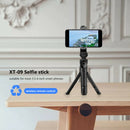 XT-09 Bluetooth Selfie Stick Monopod Mini Tripod + Remote for 3.5-6 inch Phone