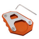 Kickstand Side Stand Extension Pad Plate for KTM 1290 1050 1190 ADV Orange