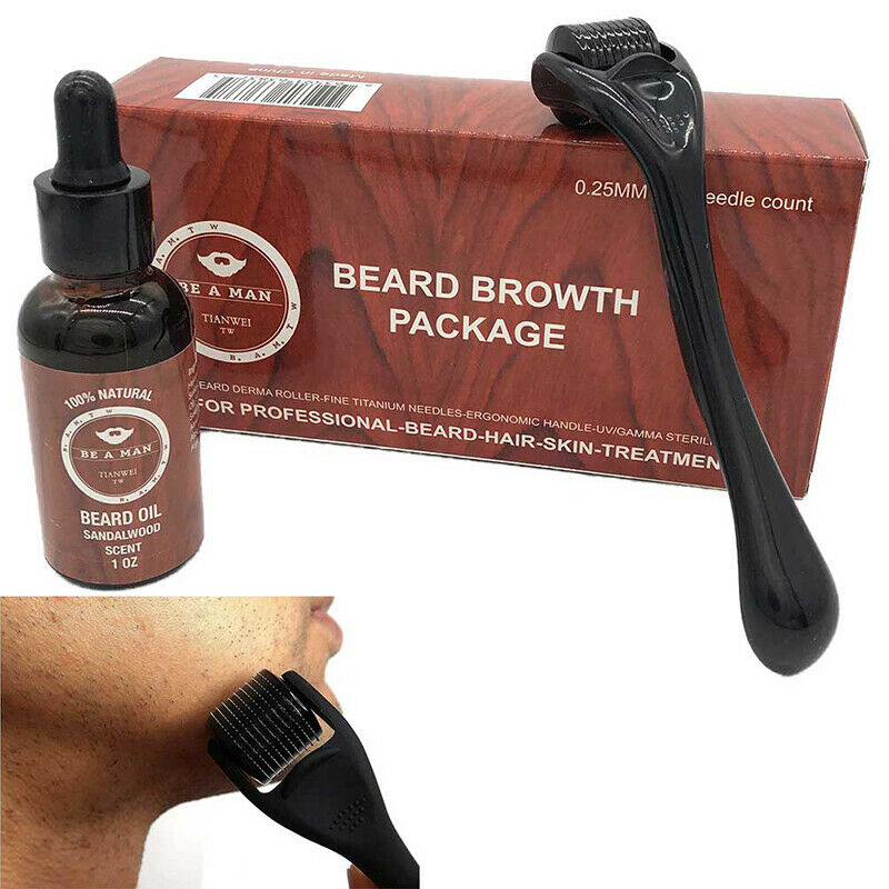 Derma Roller For Beard Growth, Beard And Hair Stimulate Serum, Hair Care Ksp