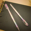 1pc 6 colors cute gel pens Markers for Office Novelty Ink Pen chalk Student Gift