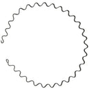 Black Spring Wave Metal Hoop Hair Band Girl Men's Head Band Accessory