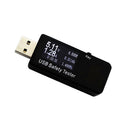 Black USB Safety Tester LCD Charger Voltage Current Meter Battery Power