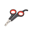 Stainless Steel Pet Nail Toe Scissors Dog Cat Claw Grooming Clipper (Black) A