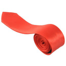Red Self Tie Style Polyester Necktie Neckwear for Men S1X5