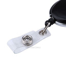 2X Black Retractable Pull Key Ring Chain Reel ID Lanyard Name Tag Card Hold hv2n