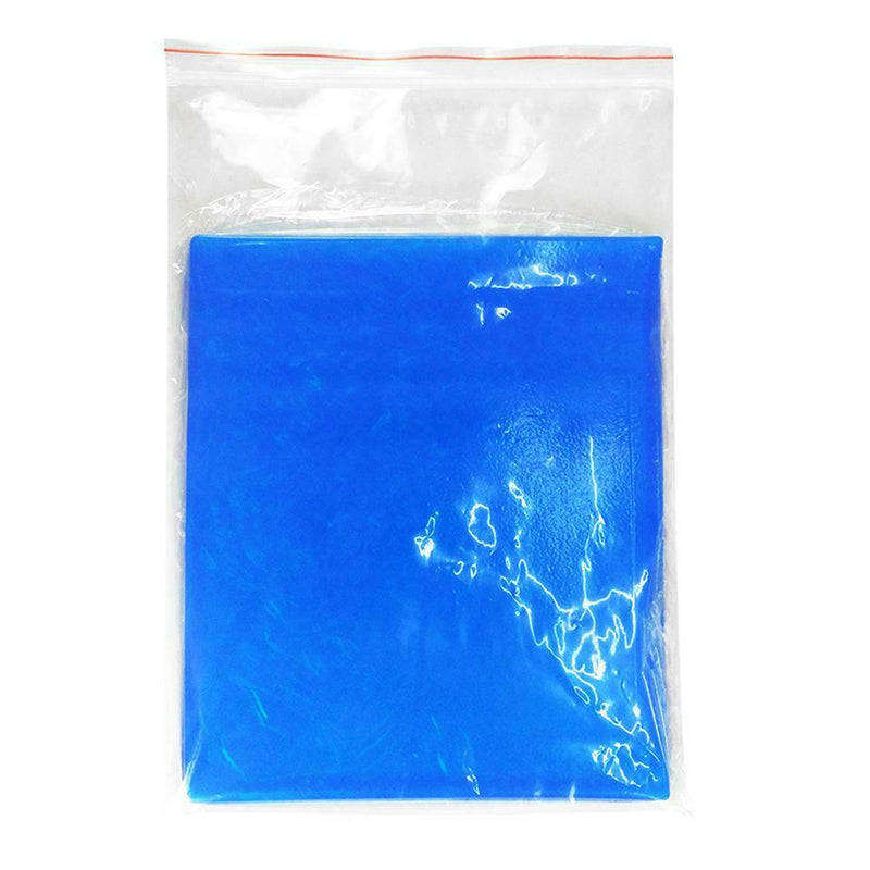 Motorcycle Seat Gel Pad Shock Absorption Mat Soft Cushion Blue (25x25x1cm)