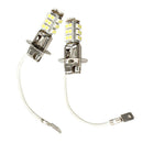 2 Pcs Fog Lights High Power Constant Current H3 Car LED Light White 28 Lamp A