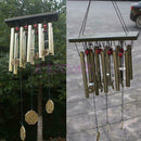 Wooden Metal 10 Tube Wind Chimes Mobile Windchime Church Bell Hanging Decor