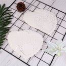 100pcs 5.5" Scrapbooking Hollowed Lace napkins doyleys placemat decoupage papM&E