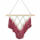 1X(Bohemian Hand-Woven Tassel Tapestry Newest Handmade Bead Macrame Wall Ha