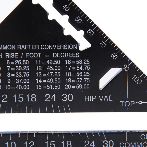 Triangle Angle Square Speed Rafter Protractor Miter Ruler Kit B Kw