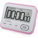 2 Pack Digital Kitchen Timer Magnetic Loud Alarm Clock, Large LCD Screen Si