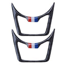 Carbon Fiber Headlight Switch Cover Frame Cover Trim for Ford Mustang 2015-