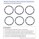 3x RISK Road Bike Freewheel Washer Bottom Bracket Grooved Hub Spacer Gasket