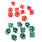 20pcs 10 Sided Dice D10 Polyhedral Dice Acrylic for Dungeons and Dragons DND MTG