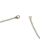 12 Bronze Tone Lobster Clasp Chain Necklace 3.5x2.6mm 18" P1A8