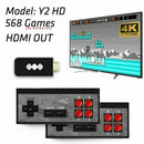 HDMI Game Console Retro Built-in 568 Classic Games + Wireless Gamepad Receiver b