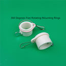 2 Pairs Flagpole Rotating Rings, Preventing the Flag From Wrapping Around the