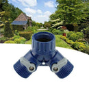 Two-way Garden Hose 3/4" Water Tap Splitter Connector Y Control Water Valve New/