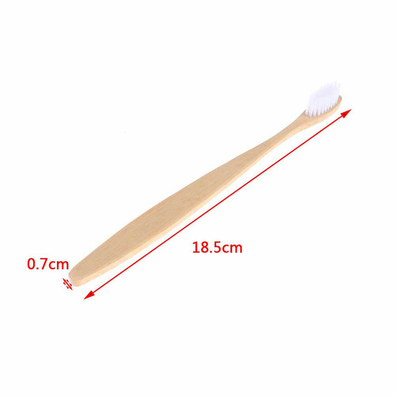 10Pc Oral Care Durable Toothbrush Bamboo Environmental Soft Teeth Brushes n BX