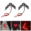2pcs Red 14SMD LED Car Rear View Side Mirror Arrow Panel Turn Signal Lights