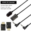 Dual Band 30KHZ-50KHZ IR Remote Control Over HDMI Cable Extender Receiver