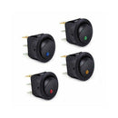 20x LED Light 12V Car Auto Boat LED Round Toggle Switch Cat  Eye Light AU T T2C2