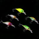 5pcs Fishing Lures Deep Diving Swimbait Crankbait Hard Baits for Bass Trout