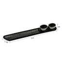 2PCS Car Universal Exhaust Pipe Silencer Adhesive Tape Simulation Grid Doub R7L5