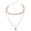 Alloy Shell Choker Collar Seashell Pendant Choker Necklace For Women Girls
