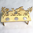 Happy Easter Decoration rabbit Egg Shelves Stand Rack Easter Egg Hold_