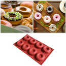 Silicone Doughnut Mould Donut Chocolate Muffin Pan Ice Cake Sweet Soap Mold C4L7
