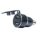 Aluminum DIN Motorcycle Charger 5V 2.1A Forr BMW Motorcycle F800 R1200 GS R120