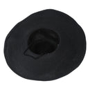 Women Cute Summer Straw Beach Hat Wide Large Brim Foldable Sun Hat Black H5E2