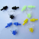 10 set For Kids Adults Diving Swimming Waterproof Ear Plugs And Nose Clip Set er
