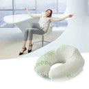 Neck Pillow for Airplane Travel Bamboo Fiber Memory Foam U-Shaped Pillow Pr O0L8