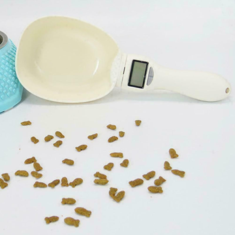 Pet Food Measuring Scoop Scale Cup Dog Cat Feeding Kitchen Portable Spoon B V1T4