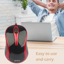 A4TECH N-360 USB Wired 1000DPI Symmetrical Ergonomic Optical Mini Mouse