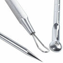 Stainless Steel Blackhead Pickel spot Extractor Remover Tool Kit 3pcs set V2V4