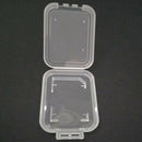 20 pcs Transparent Plastic Standard SD SDHC Memory Card Case Holder Boxes  ghj