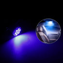 13Pcs Car Blue Light Interior LED Lights For Dome License Plate Lamp 12V Kit Cy